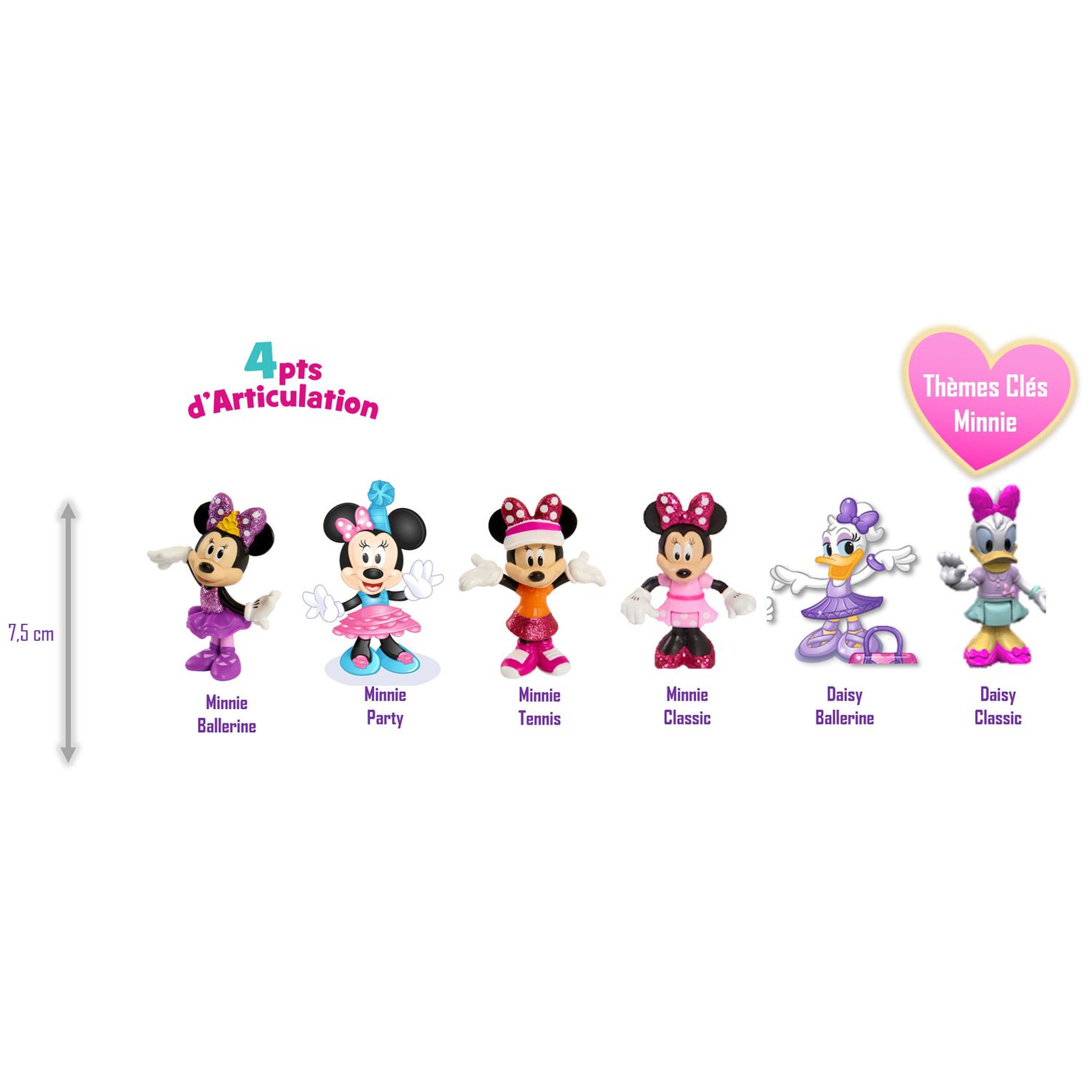 Voir la diapositive 2 : GP TOYS Minnie - Blister 1 Figurine Articulée 7,5 cm