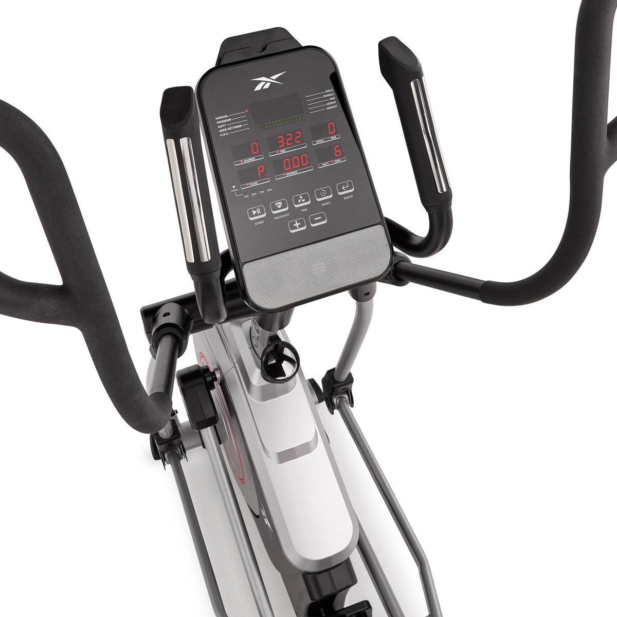 Reebok Vélo de fitness Elliptique Ergomètre - Reebok - Maison/Appartement - Modèle SL 8.0 - Roue d'inertie 9 KG - Ecran LED