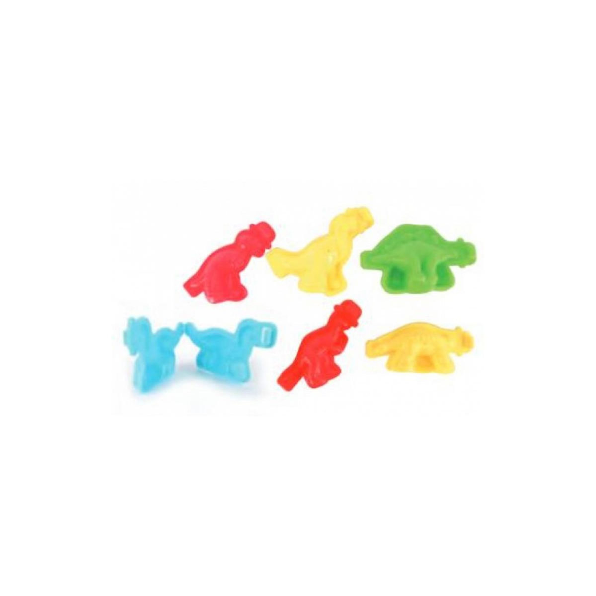 Graine créative Sachet de 6 moules 3D Dinosaures