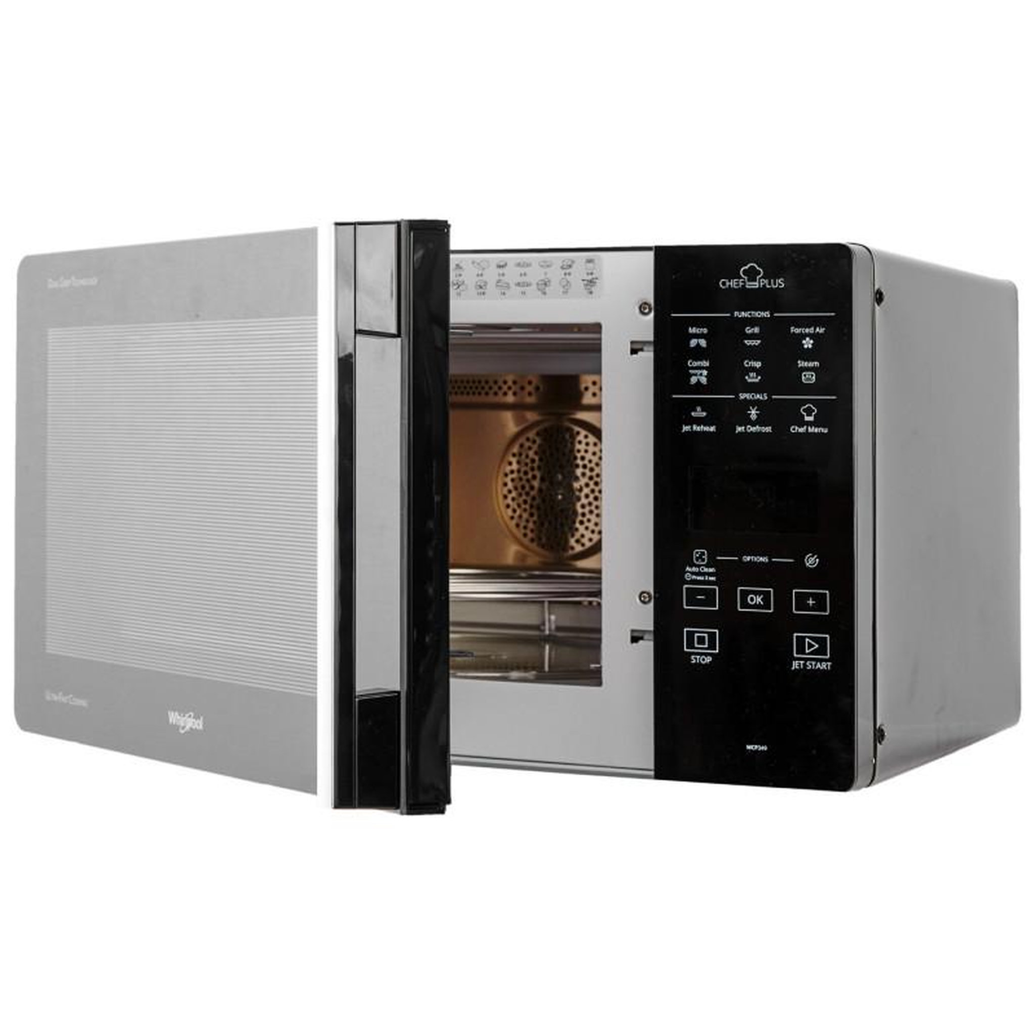 Voir la diapositive 3 : Whirlpool Micro ondes combiné Whirlpool MCP349BL