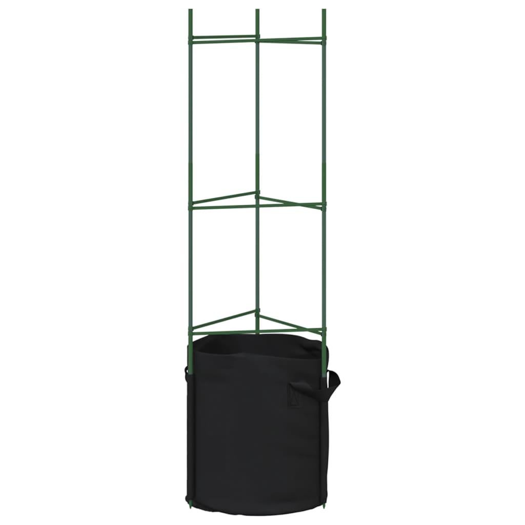 Voir la diapositive 5 : VIDAXL Cages a tomates avec sacs a plantes 6 pcs 116 cm acier et PP