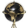 Voir la diapositive 2 : ATMOSPHERA Globe terrestre noir et or H60 cm