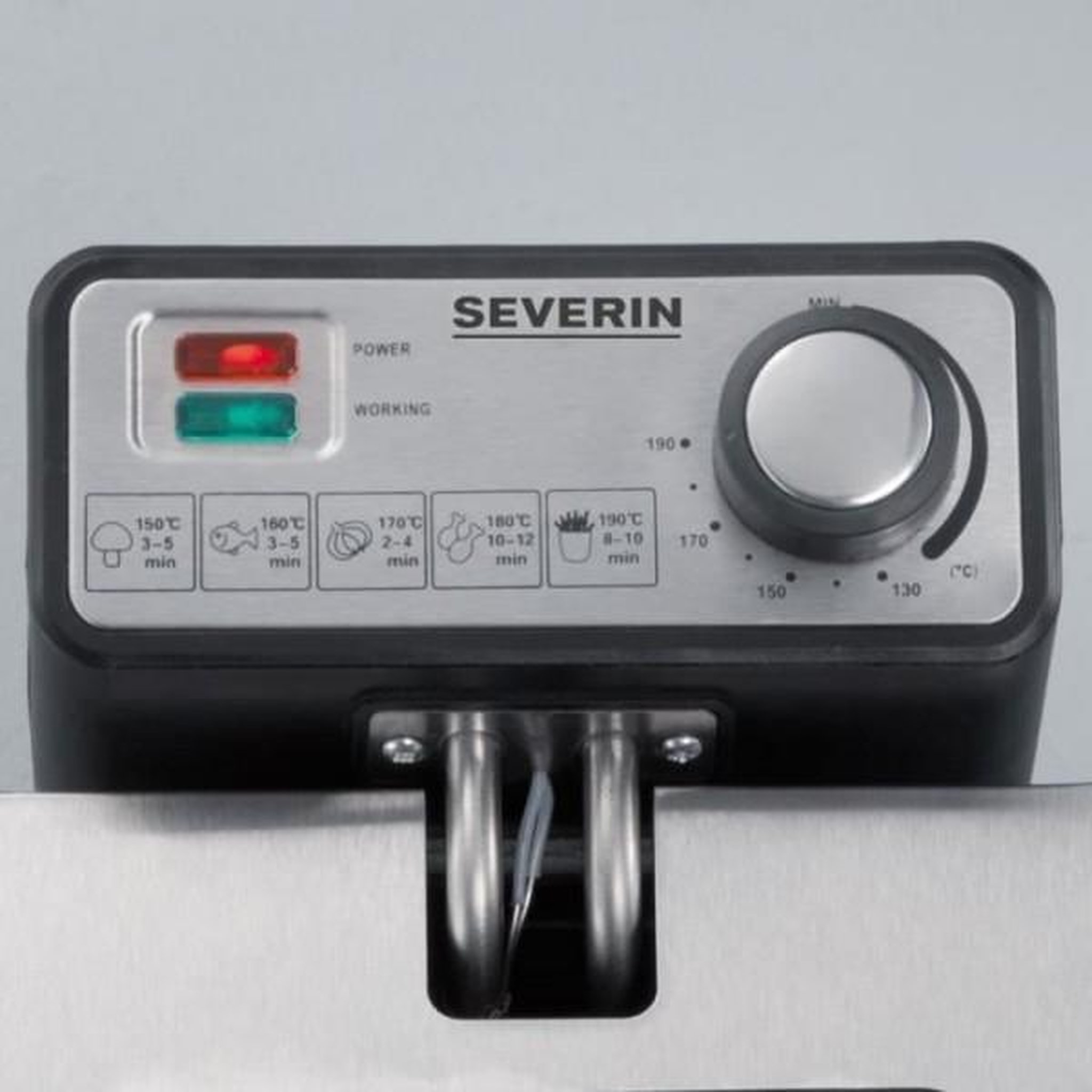 Voir la diapositive 3 : SEVERIN Friteuse Electrique  SEVERIN - FR2431 - Capacité 3L - Jusqu'a 190°C - Thermostat réglable - 2000W