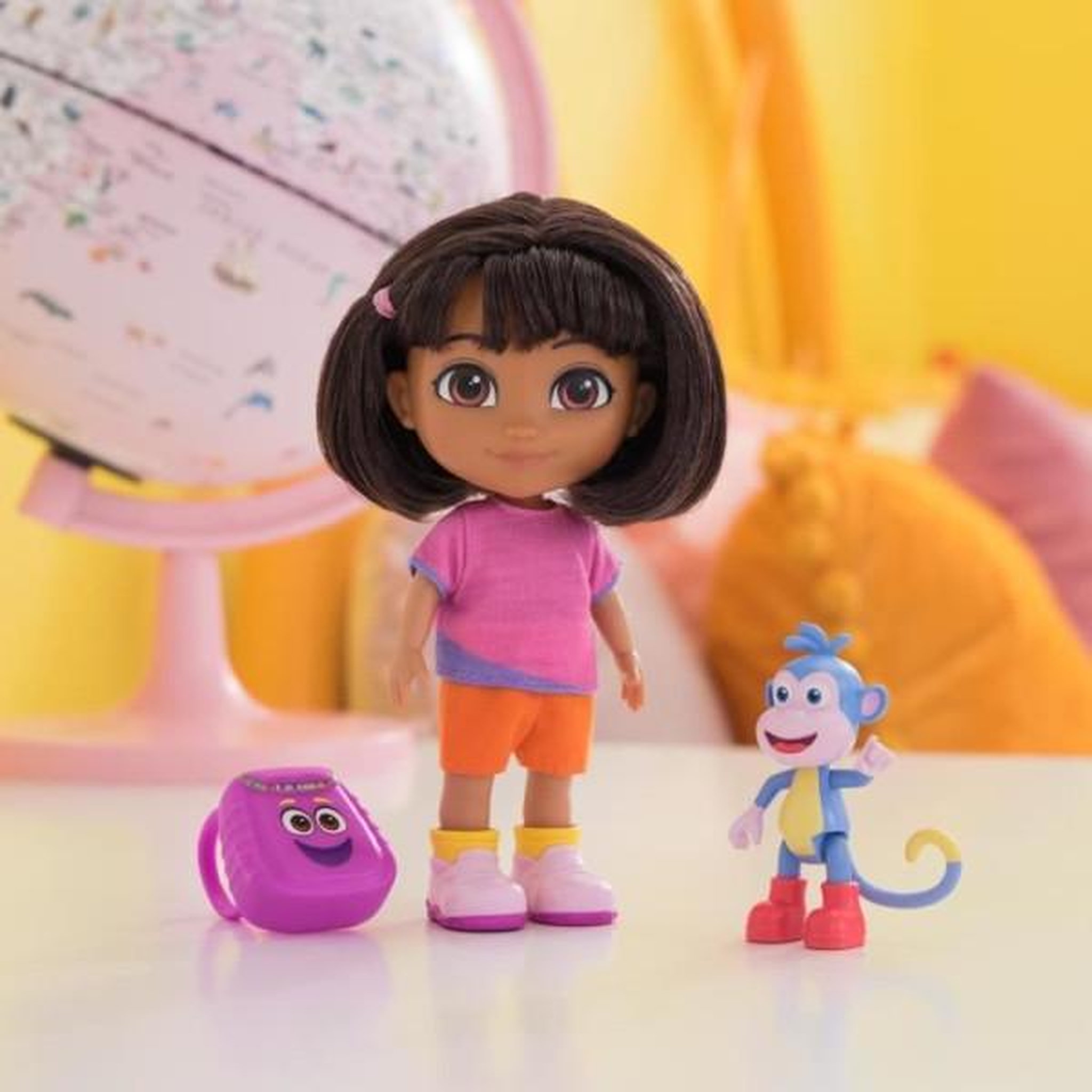 Voir la diapositive 3 : Spin Master Poupée Dora 15 cm + Figurine Babouche - Dora