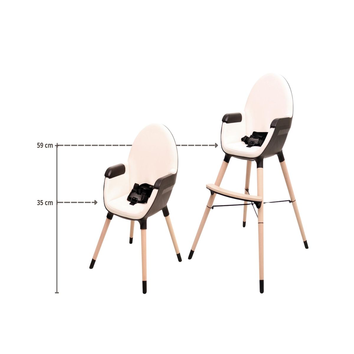 AT4 Chaise haute bébé évolutive ESSENTIEL