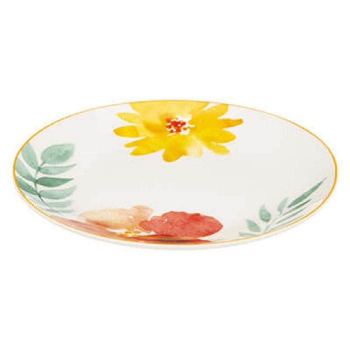 SECRET DE GOURMET Lot de 6 Assiettes à Dessert  Margaux  19cm Multicolore