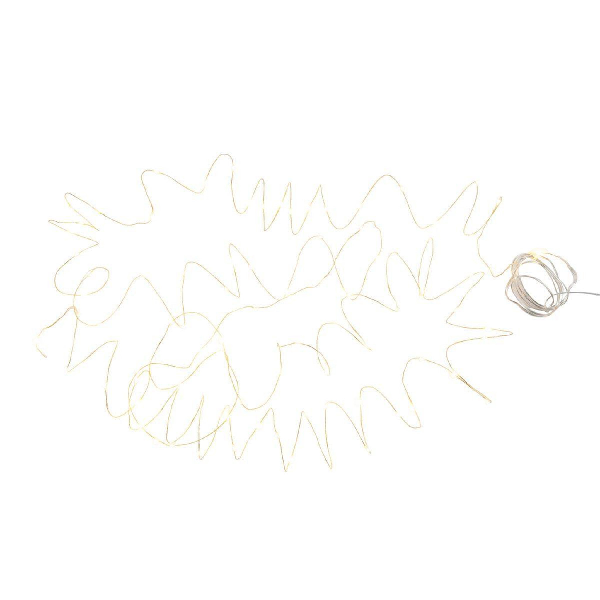 Voir la diapositive 2 : J-LINE Guirlande lumineuse led  90 leds  9m or