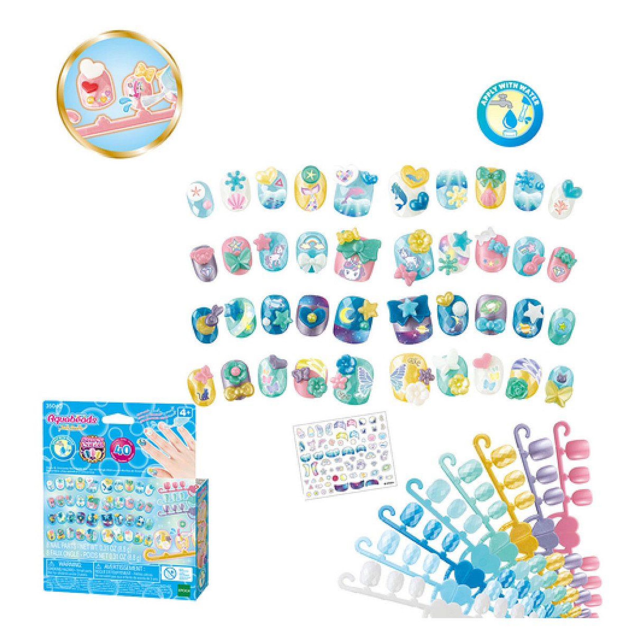 Aquabeads 35060  la recharge manucure étoiles et licornes