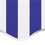 Voir la diapositive 5 : VIDAXL Tissu de remplacement pour auvent Bleu et blanc 5x3,5 m