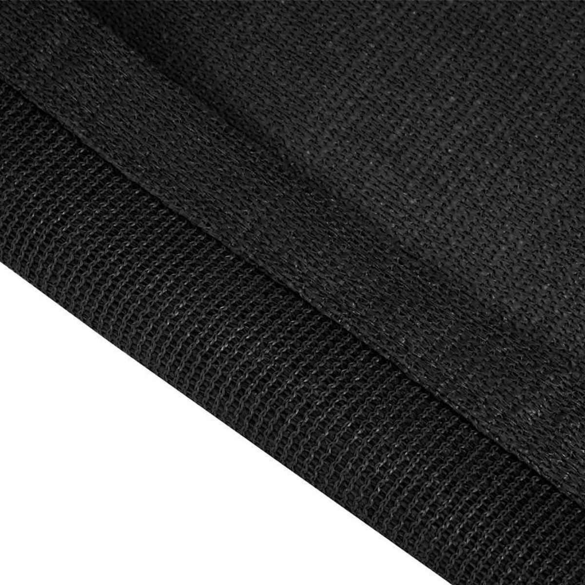 VIDAXL Tapis de tente 250x350 cm Noir