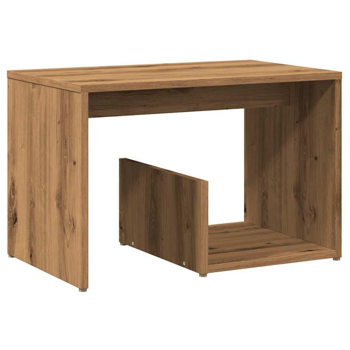 VIDAXL Table d'appoint chene artisanal 59x36x38 cm bois d'ingenierie