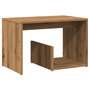 Voir la diapositive 2 : VIDAXL Table d'appoint chene artisanal 59x36x38 cm bois d'ingenierie