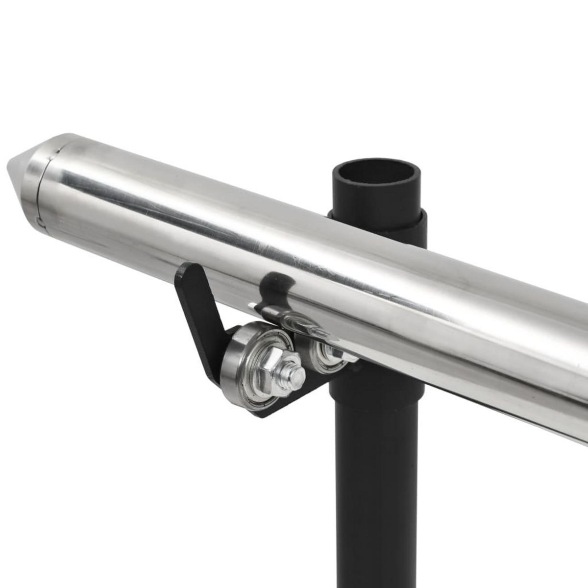 VIDAXL Gril de barbecue automatique avec moteur Inox 207x45x81 cm