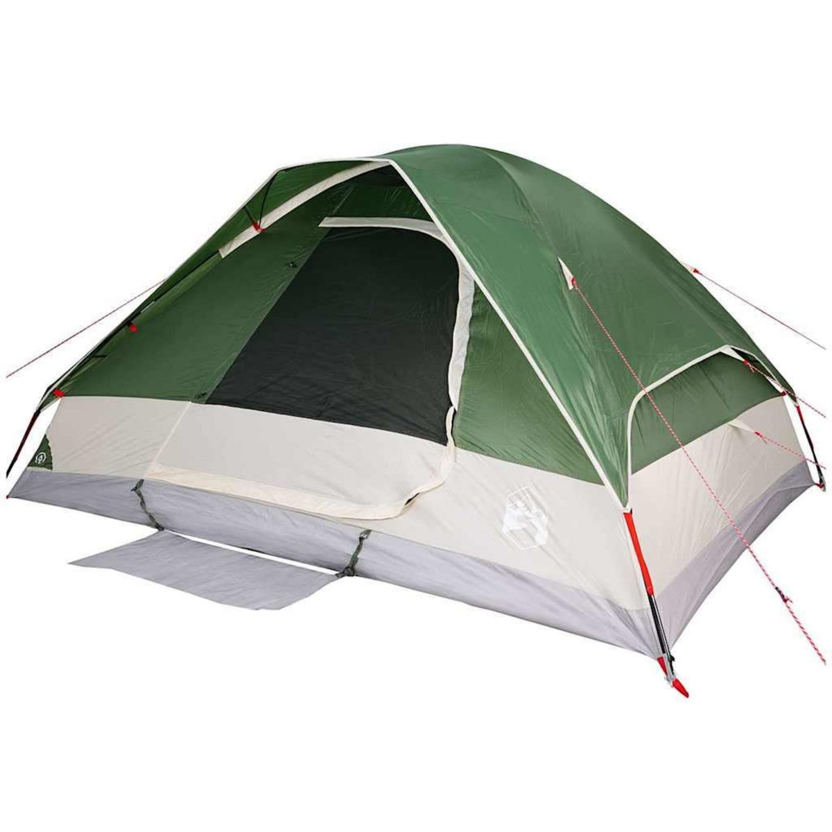 VIDAXL Tente familiale a dome 6 personnes vert impermeable