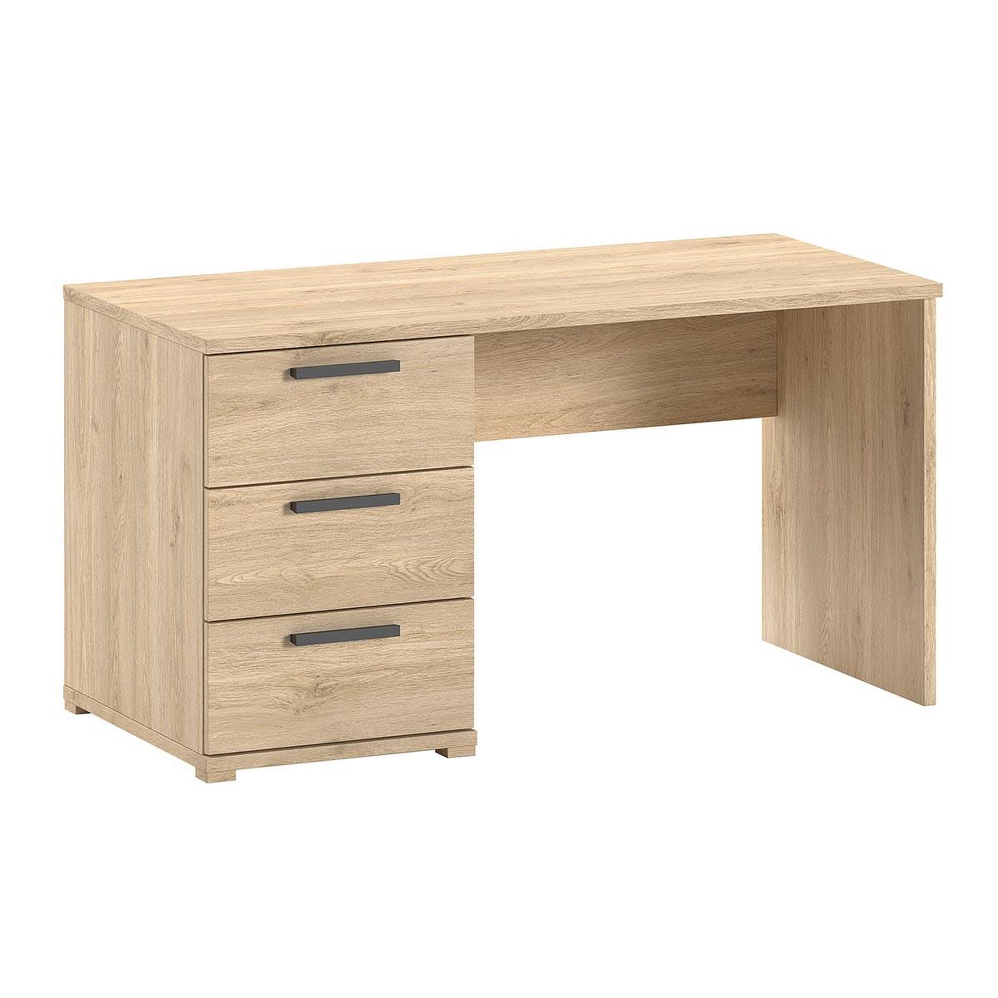 Paris Prix Bureau 3 tiroirs  sam  140cm chêne