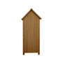 Voir la diapositive 3 : Habitat et Jardin Armoire de jardin  Cabanon  - 77 x 54.5 x 179 cm - Marron