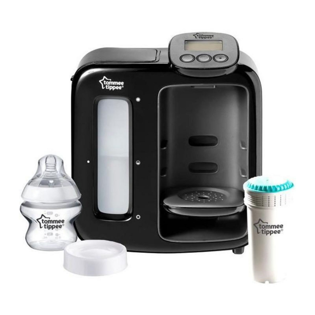TOMMEE TIPPEE TOMMEE TIPPEE Preparateur de biberon - Perfect Prep Day + Night noir