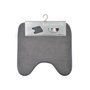 Voir la diapositive 2 : Paris Prix Tapis Contour WC  Vitamine II  45x45cm Anthracite