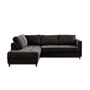 Voir la diapositive 6 : LISA DESIGN Anna - canapé d'angle gauche - 5 places - convertible - en velours