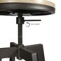 Voir la diapositive 3 : The Home Deco Factory Table haute avec tabourets design industriel Aria - 2 Personnes - Noir