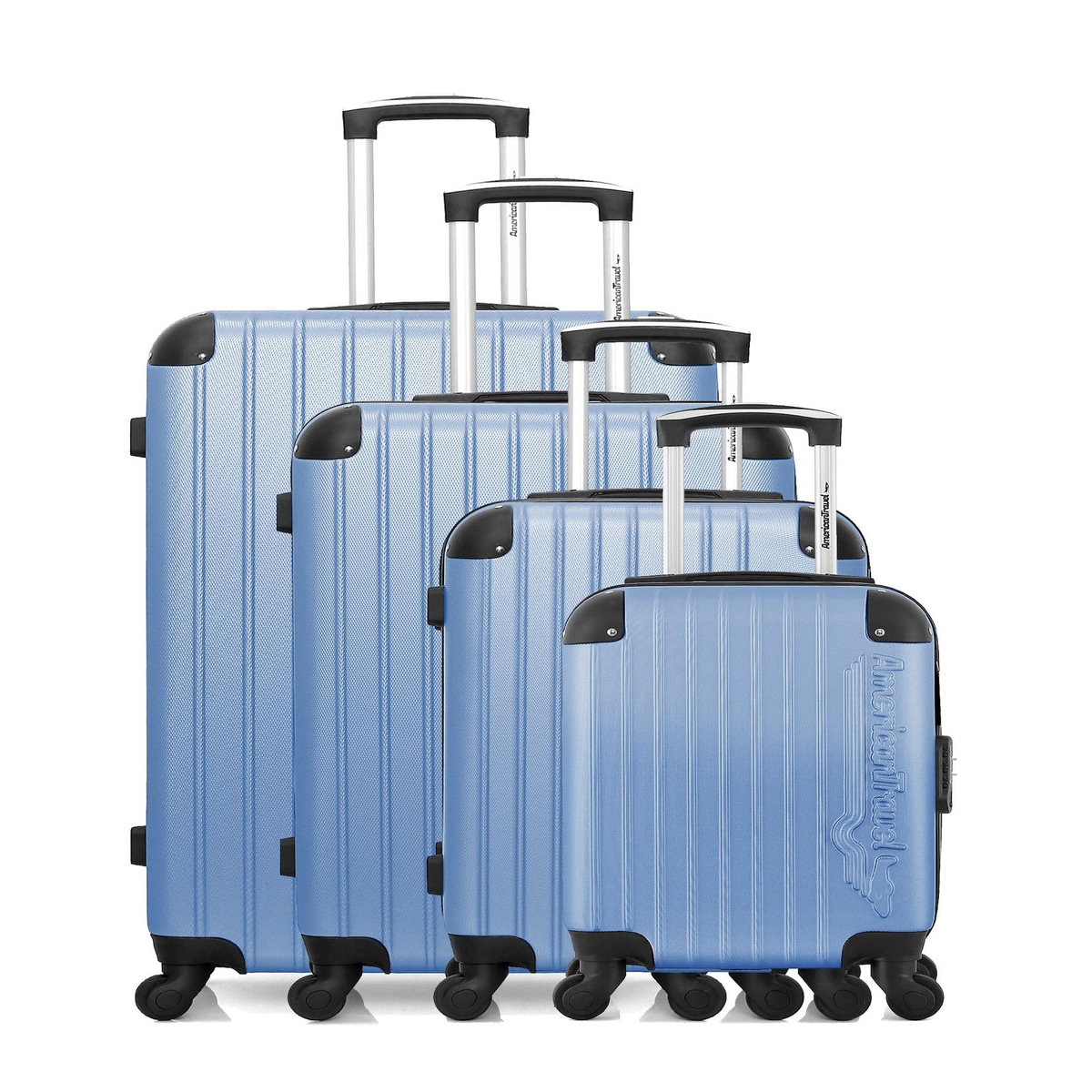 AMERICAN TRAVEL AMERICAN TRAVEL - Set de 4 Valises BUDAPEST-M 75 cm 4 Roues
