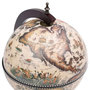 Voir la diapositive 5 : VIDAXL Support de vin globe de dessus de table Bois d'eucalyptus Blanc