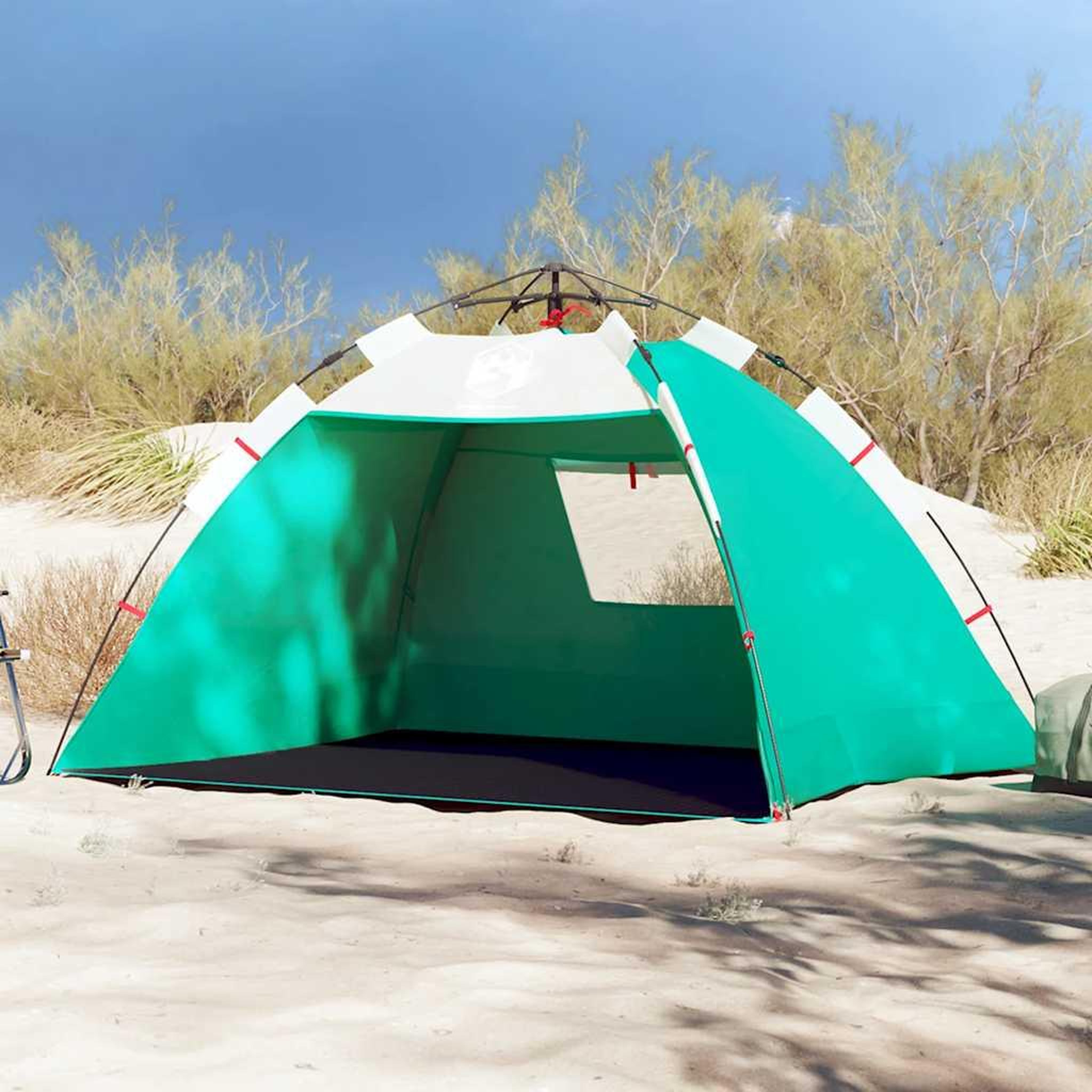 VIDAXL Tente de plage 2 personnes liberation rapide impermeable