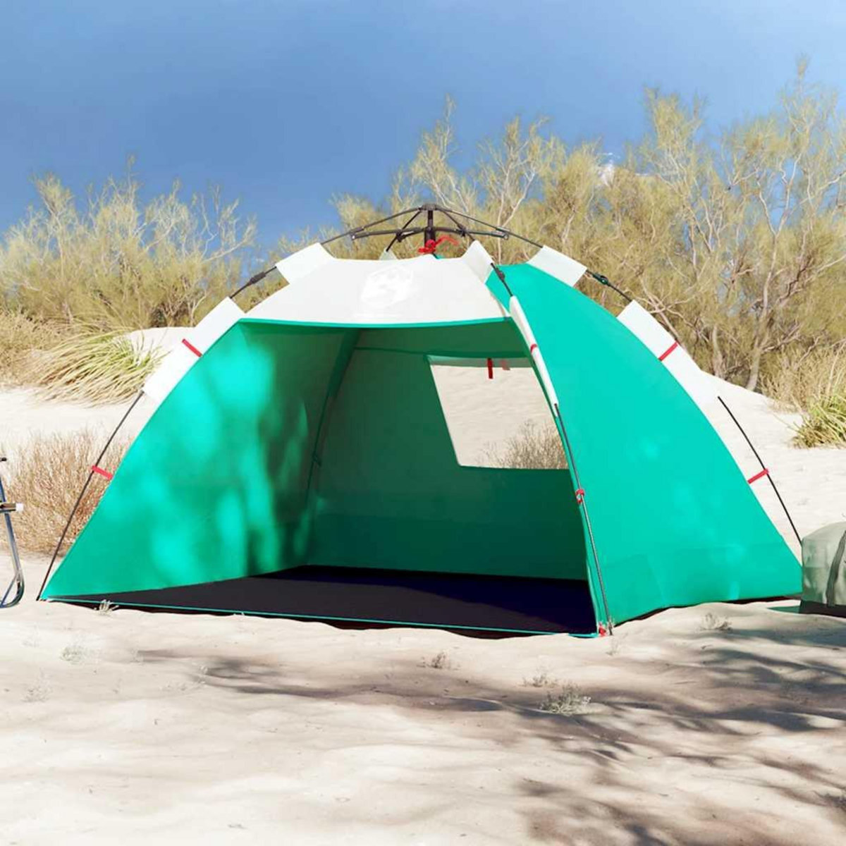 VIDAXL Tente de plage 2 personnes liberation rapide impermeable