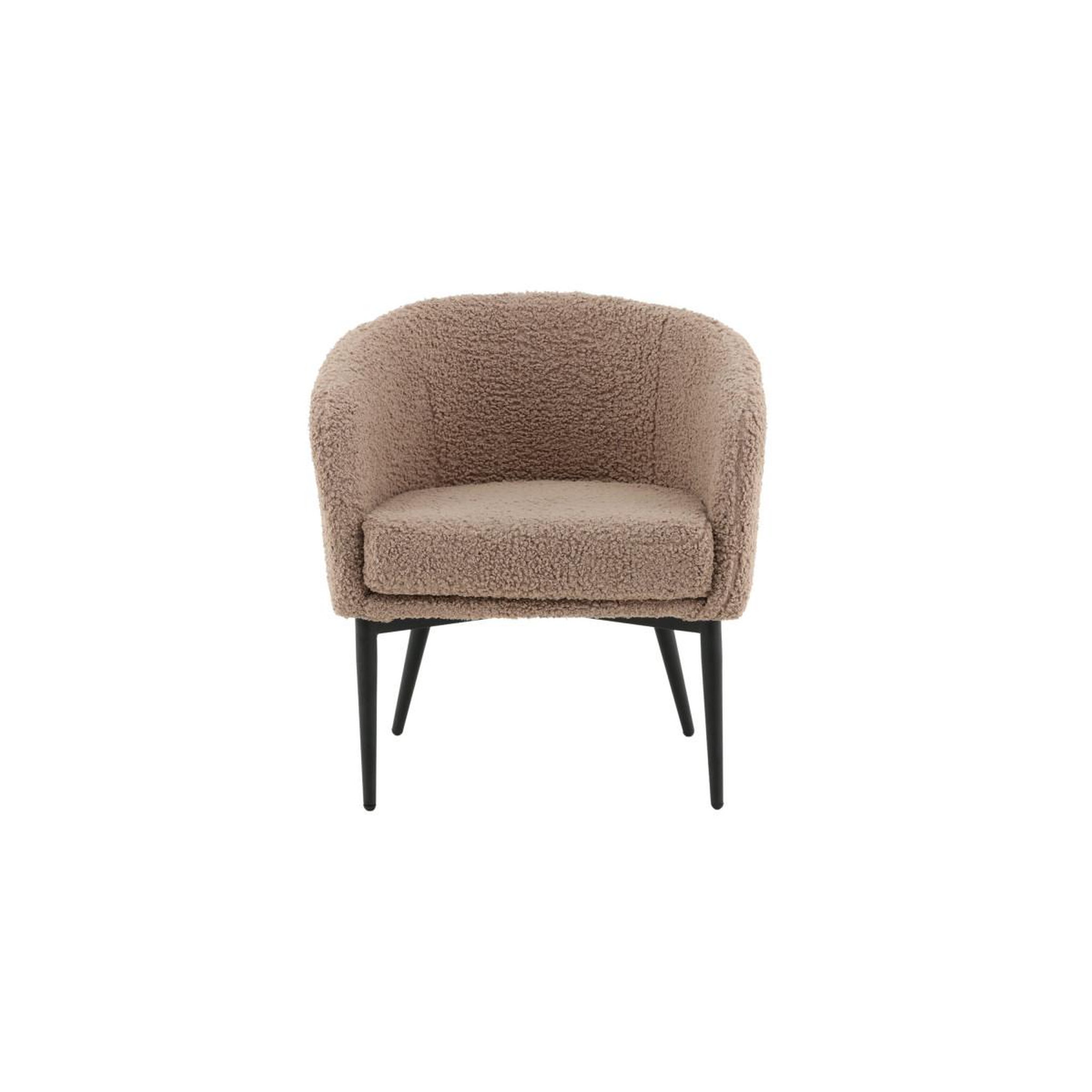 Voir la diapositive 4 : Paris Prix Fauteuil bouclette  fluffy  70cm marron