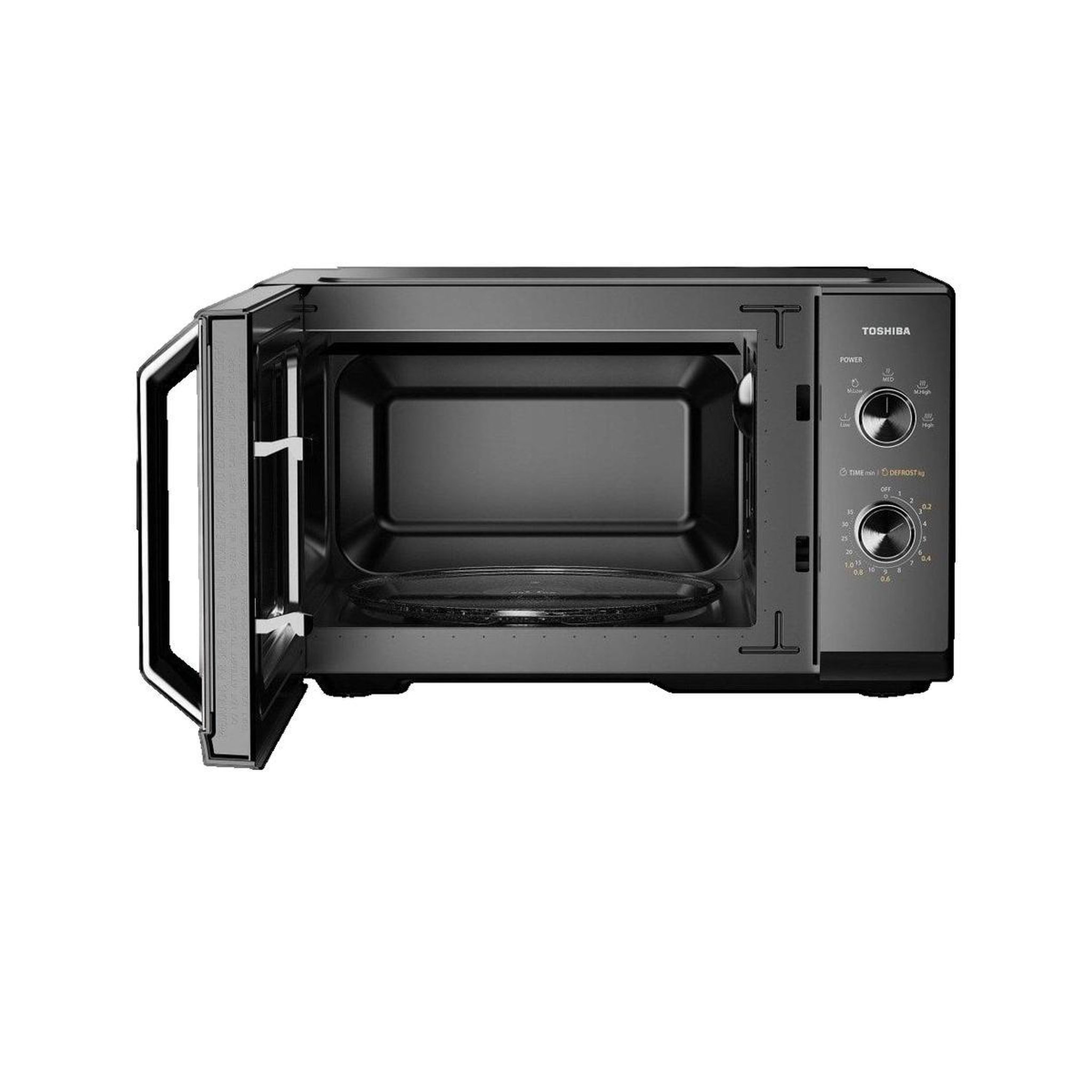 Voir la diapositive 3 : Toshiba Micro-ondes Toshiba MW3-MM20PF(BK) miroir noir