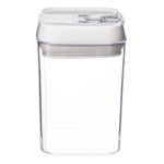 FIVE Bocal en Plastique Carré  Oslo  800ml Transparent