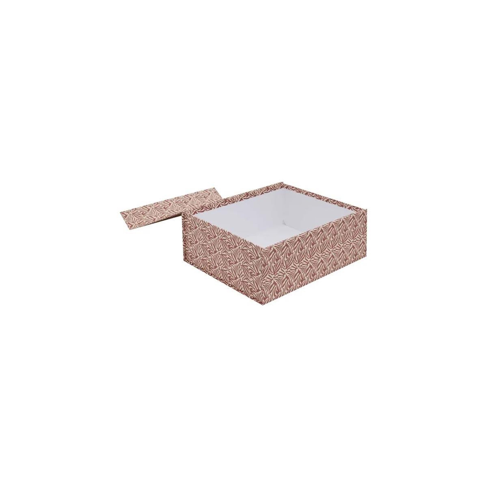 Voir la diapositive 4 : FIVE Lot de 4 boîtes de rangement  gardenia  40cm multicolore
