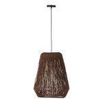 Paris Prix Lampe Suspension en Palmier  Trudy  50cm Marron