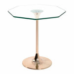 Paris Prix Table d'Appoint Design en Verre  Lya  47cm Or