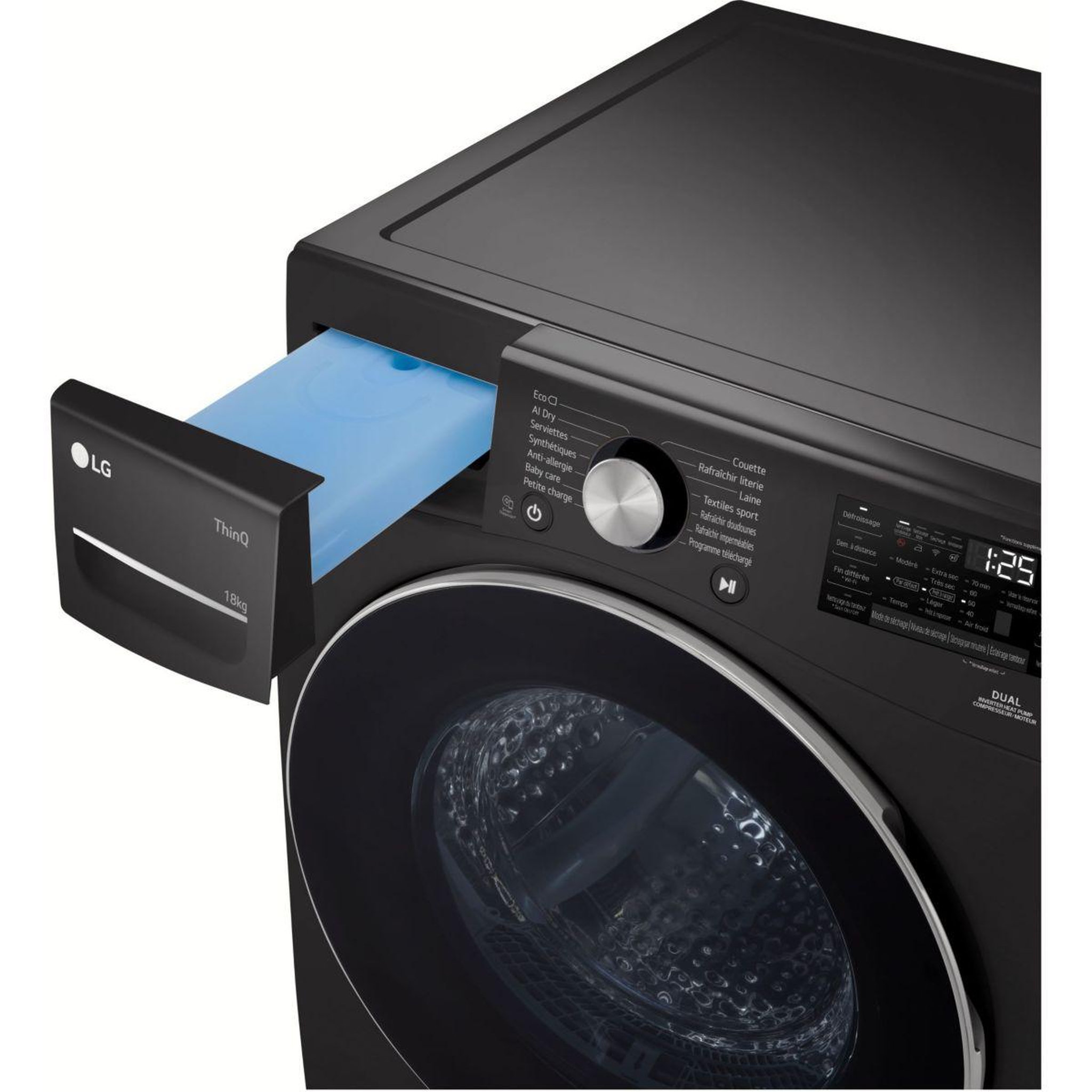 Voir la diapositive 4 : LG Sèche linge pompe à chaleur rh8p12bs
