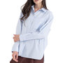 Voir la diapositive 1 : CALVIN KLEIN JEANS Chemises Bleu Femme Calvin Klein Jeans Poplin Relaxed