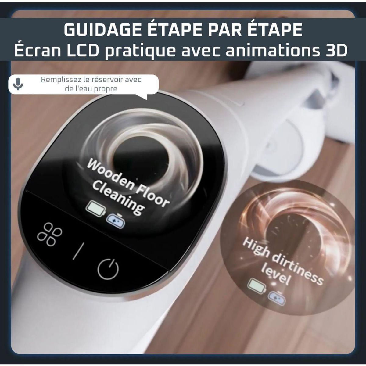 ROWENTA Aspirateur laveur GZ7257E0 X-Clean 12 + filtre
