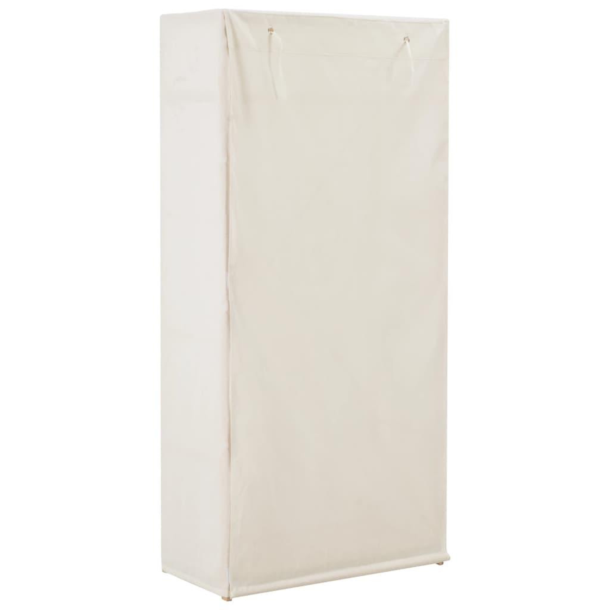 Voir la diapositive 3 : VIDAXL Garde-robe Blanc 79 x 40 x 170 cm Tissu
