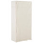 Voir la diapositive 3 : VIDAXL Garde-robe Blanc 79 x 40 x 170 cm Tissu