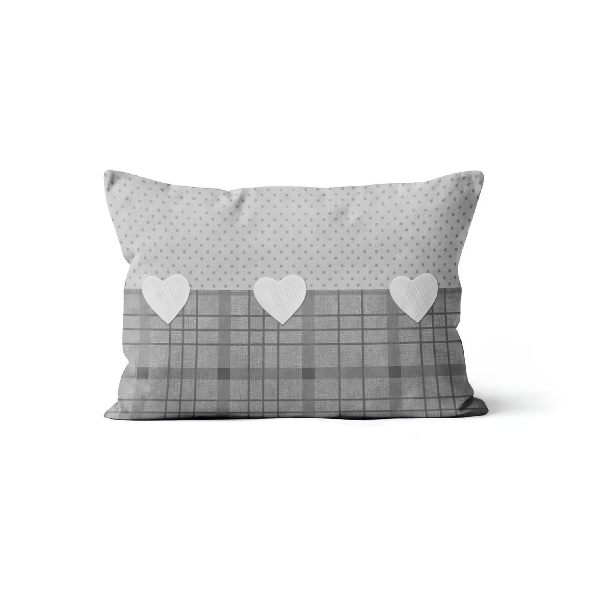 SOLEIL D'OCRE Coussin déhoussable pur coton LOVE, par Soleil d'Ocre