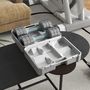 Voir la diapositive 2 : HOMCOM Ensemble de 2 haltères courtes total 20 Kg - 4 poids de 1,5 Kg avec mallette - entraînement musculaire & haltérophilie - acier PU gris
