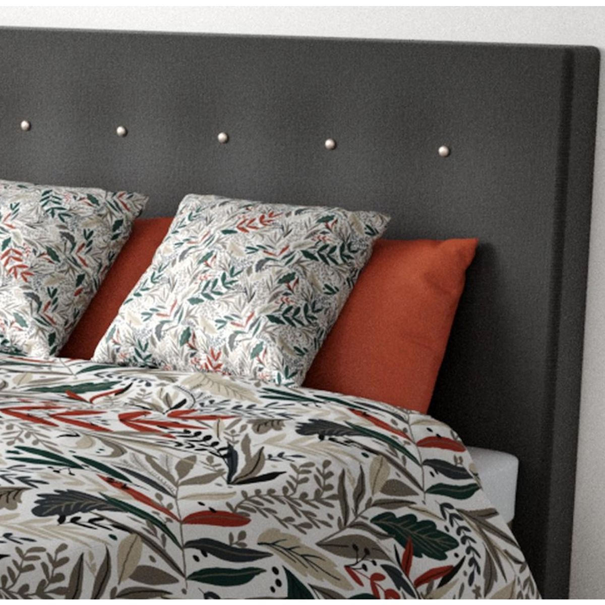 Les Ateliers du Linge Parure Housse De Couette 2pcs 140x200cm 100%microfibre 60gsm Luziola