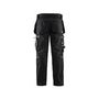 Voir la diapositive 2 : BLAKLADER Pantalon de travail artisan + stretch noir T40 BLÅKLÄDER 159918609900C46