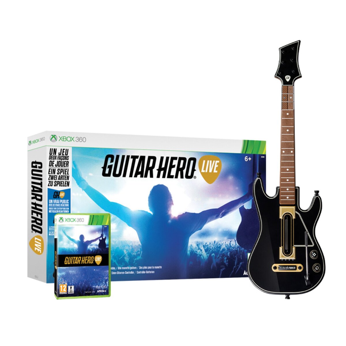 Guitar Hero Live Xbox 360 - Jeu + Guitare