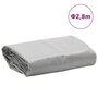 Voir la diapositive 6 : VIDAXL Bache gris Ø 2,8 m 600 /m²