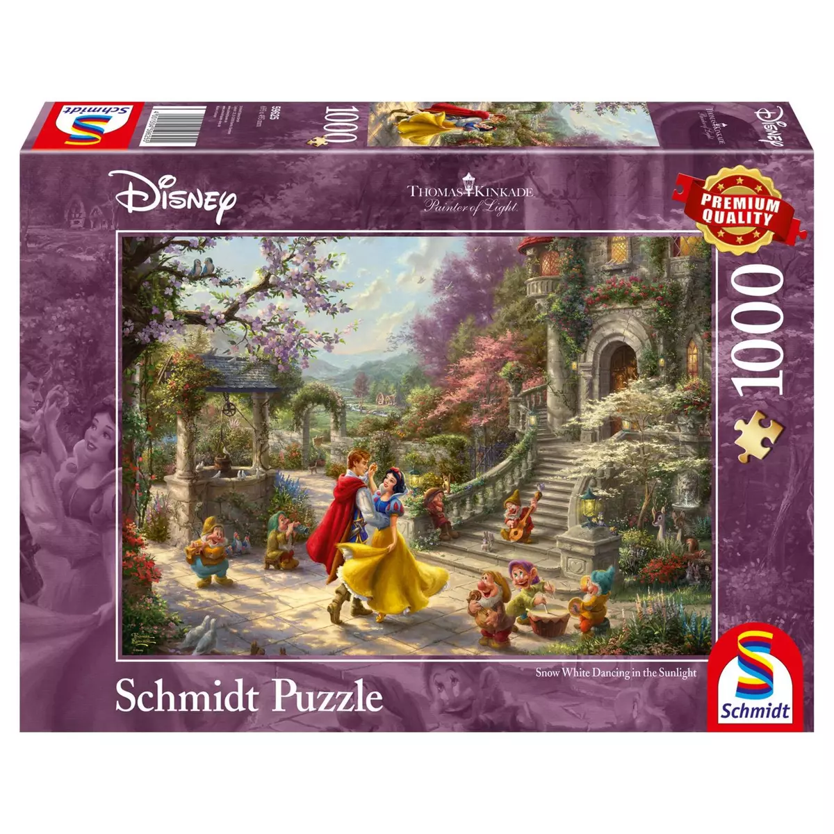 Schmidt Puzzle 1000 pièces - Disney Blanche-Neige - Danse avec le prince