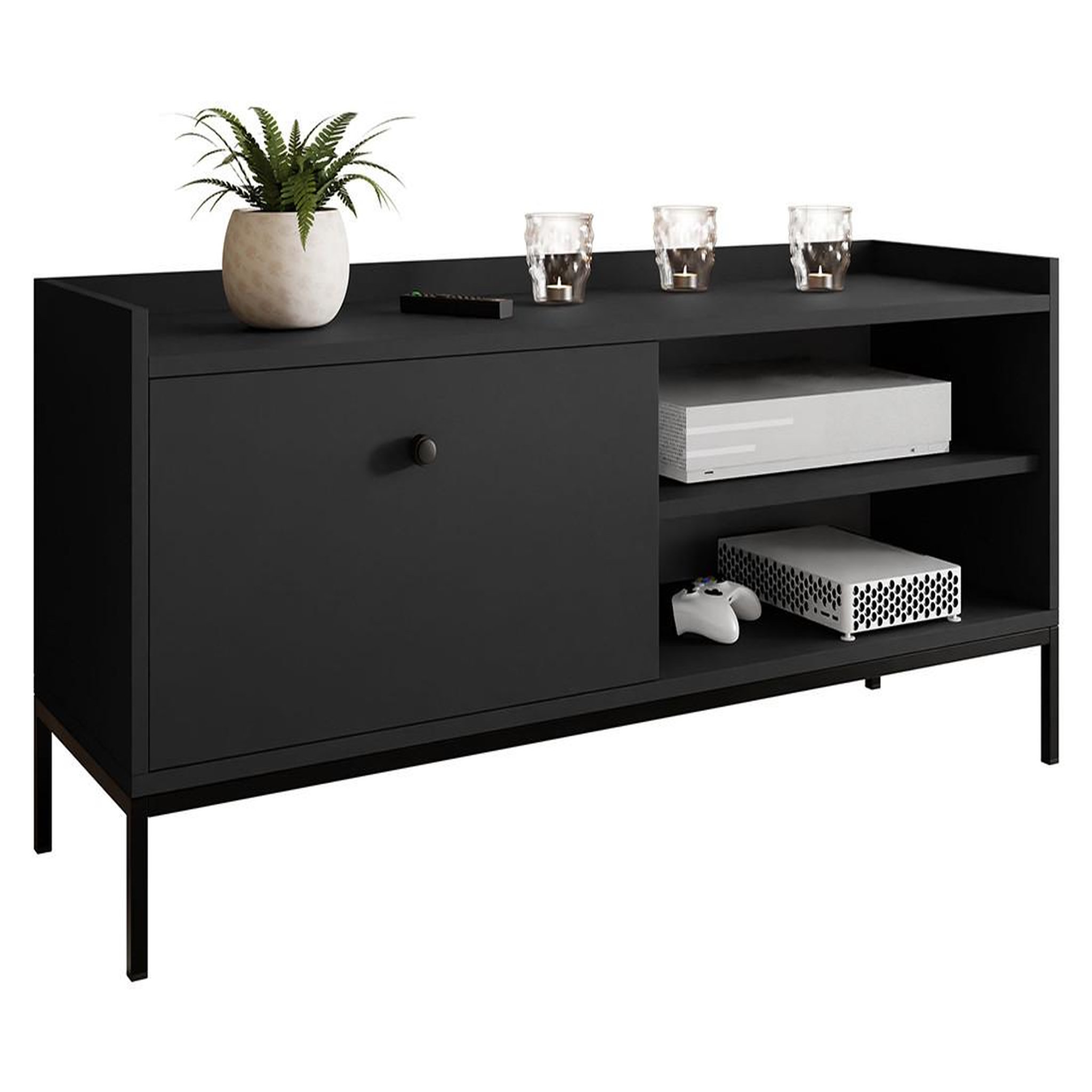 Voir la diapositive 2 : BEST MOBILIER Filipo - meuble tv - 140 cm