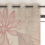 SOLEIL D'OCRE Rideau à oeillets imprimé 135x250 cm MAYOTTE, par Soleil d'Ocre