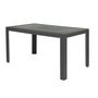 Voir la diapositive 2 : ARETA Table de jardin - 4/6 places - Résine - Gris - URANO