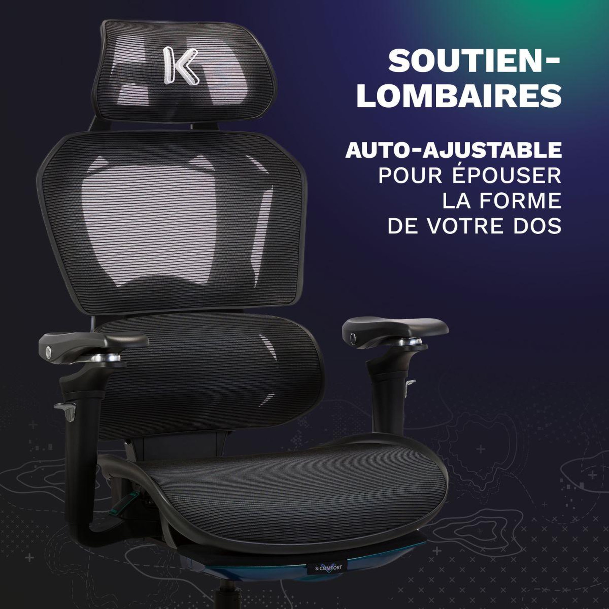 Voir la diapositive 5 : SKILLKORP Chaise gaming c20 ultimate